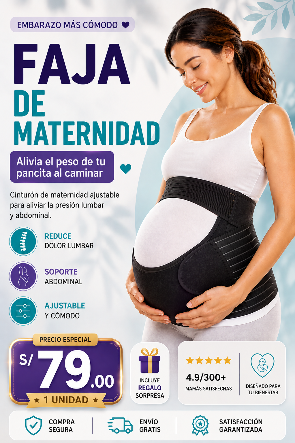 Faja de Soporte para Embarazo